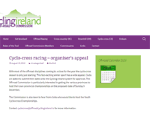 Tablet Screenshot of offroadcyclingireland.ie